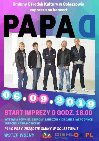 Koncert zespołu "Papa Dance"